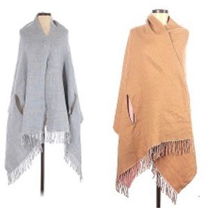 J. Crew Reversible Cape Wrap bundle